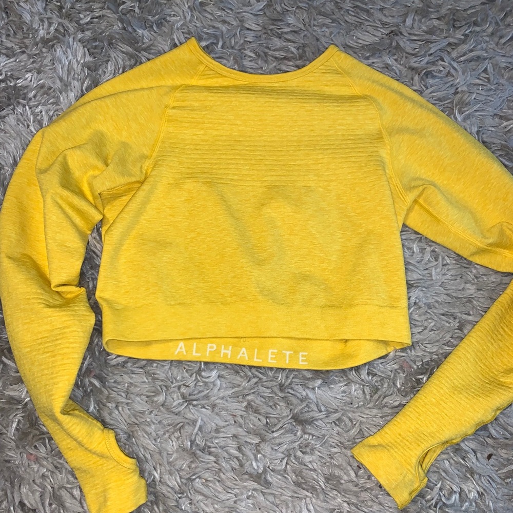 Alphalete Yellow Long Sleeve